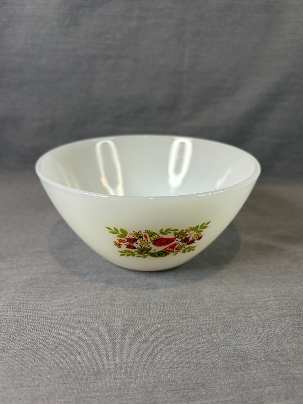 Arcopal France French Friendship Hen Partridge Birds Avocado Harvest Cereal Bowl